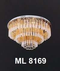 Đèn mâm ốp trần pha lê ML-8169