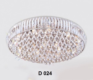 Đèn mâm pha lê HT-D024 Ø80cm