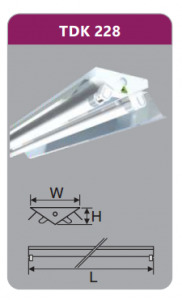 Đèn ốp trần led siêu mỏng Duhal TDK228