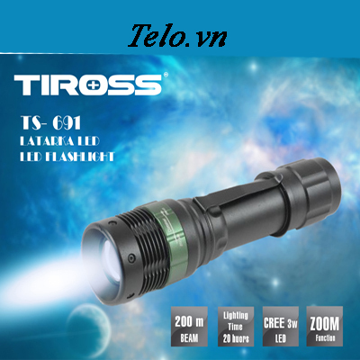 Đèn pin cao cấp Tiross TS-691