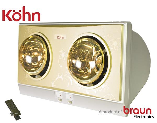 Đèn sưởi nhà tắm Braun Kohn KP02G