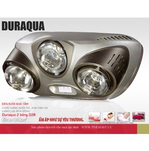 Đèn sưởi nhà tắm Duraqua D3B - 3 bóng