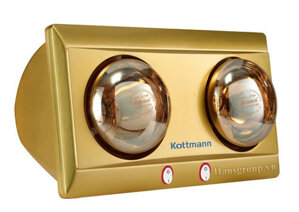 Đèn sưởi nhà tắm Kottmann 2 bóng K2BY