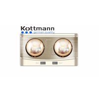 Đèn sưởi nhà tắm Kottmann K2B-Q - 2 bóng
