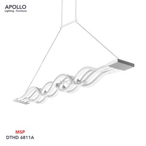 Đèn thả bàn ăn gợn sóng DTHD 6811A