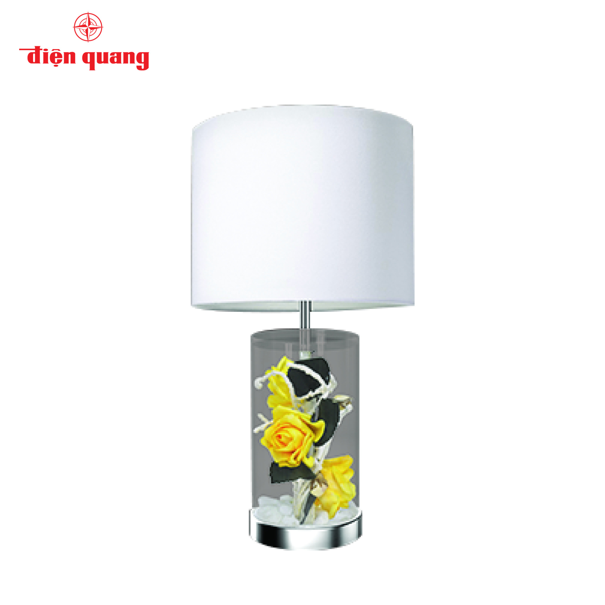 Đèn thủy tinh trang trí 3W ánh sáng vàng thân hình trụ Điện Quang DCL05Y WW