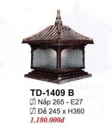 Đèn trụ cổng TD-1409 B