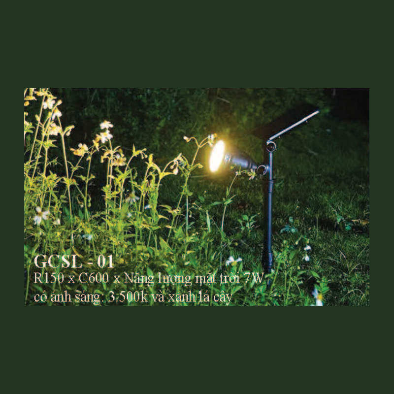 Đèn cắm cỏ năng lượng mặt trời PH21-GCSL01