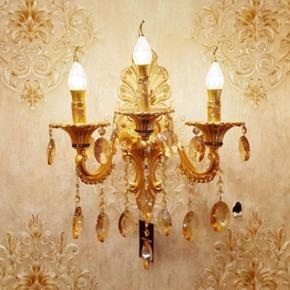 Đèn tường nến vàng kim 020-3