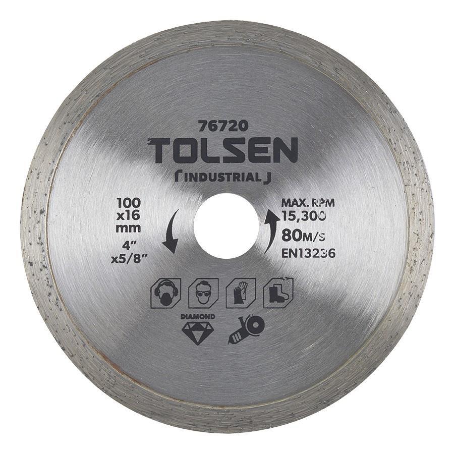 Đĩa cắt gạch Tolsen 76720 (100 x 16 mm)