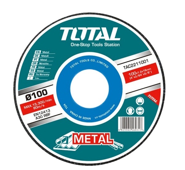 Đĩa cắt kim loại 100mm Total TAC2211001SA