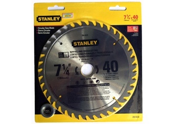 Đĩa cưa gỗ hợp kim 60 răng Stanley 20-523, 184 x 25.4 x 60T