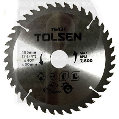 Đĩa cưa gỗ Tolsen 76431 185mm