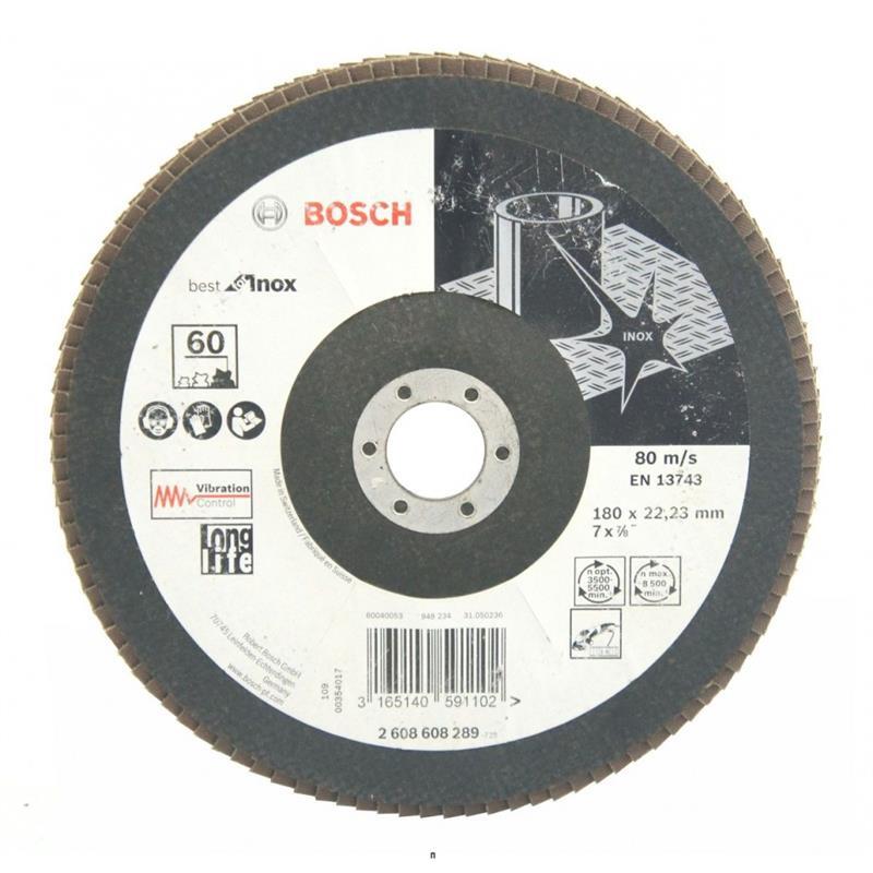 Đĩa nhám xếp inox 180mm Bosch 2608608289
