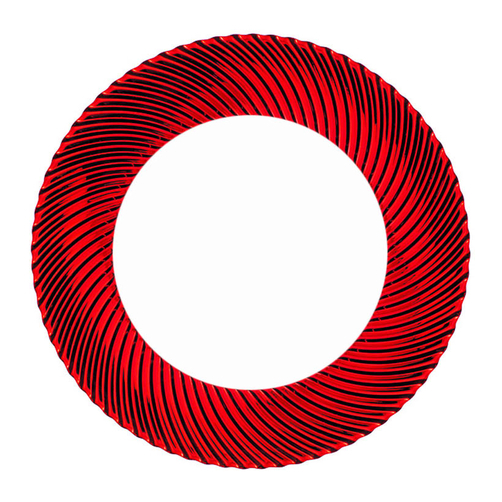 Đĩa pha lê tròn đỏ Samba Nachtmann ML-DE343 32cm