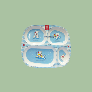 Đĩa phần 4 ngăn Penguin lets go T382 - 9,5