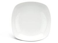 Dĩa vuông sâu 25 cm – Anh Vũ Ly’s – Trắng Ngà