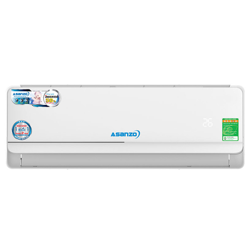 Điều hòa Asanzo 12000 BTU 1 chiều S12N66 gas R-410A