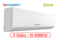 Điều hòa Dairry 12000 BTU 2 chiều Inverter DR12-KH gas R-410A