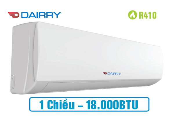 Điều hòa Dairry 18000 BTU 1 chiều Inverter DR18-KC gas R-410A