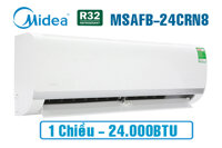 Điều hòa Midea 1 chiều 24000 BTU MSAFG-24CRN8 gas R-32