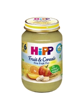 Dinh dưỡng đóng lọ HiPP Ngũ cốc chuối, cam, táo, xoài 125g