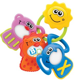 Cắn răng chùm chìa khóa 3 trong 1 Bkids 114005