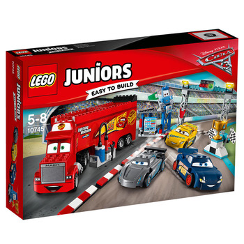 Đồ chơi đội đua của McQueen Lego Juniors 10745 (266 chi tiết)