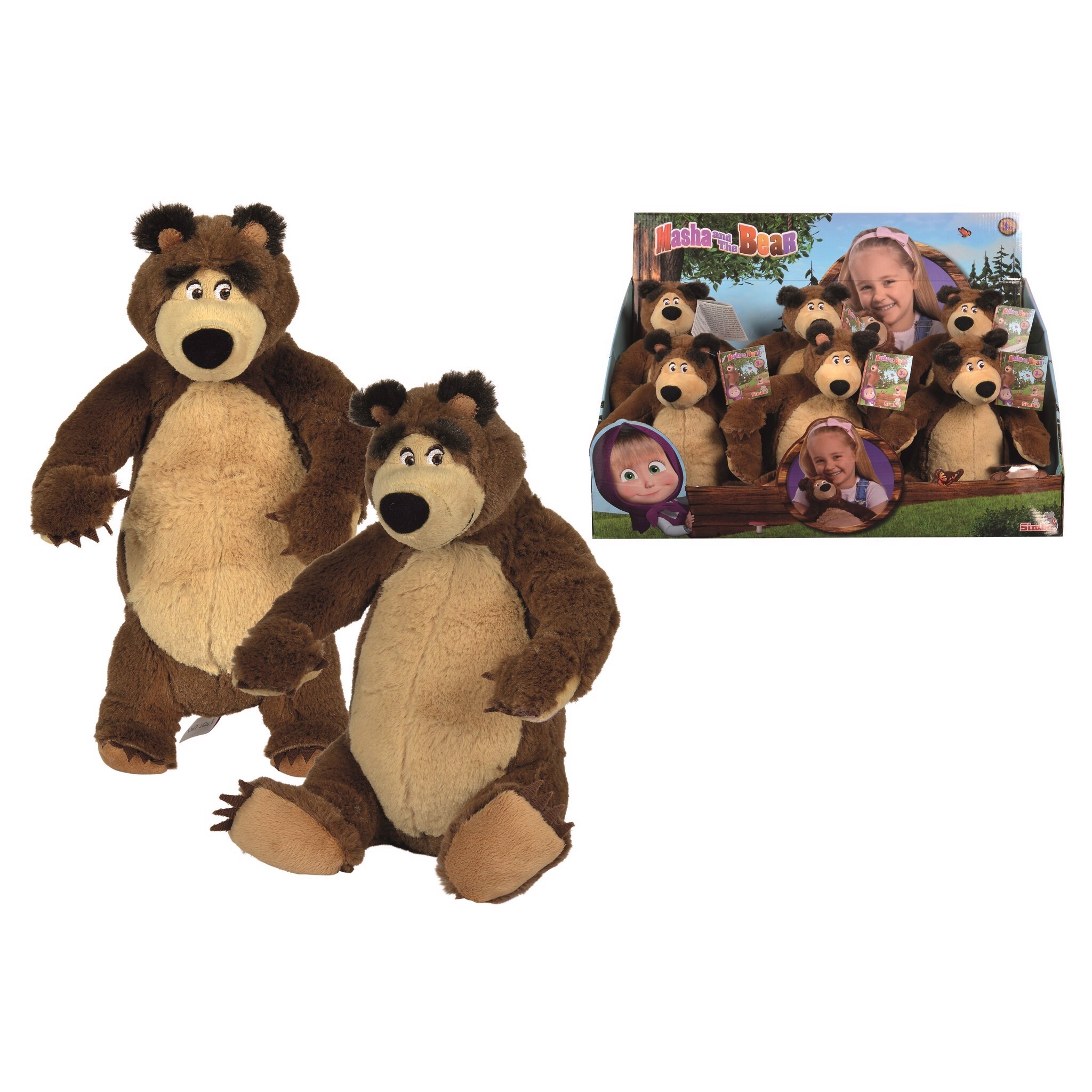 Đồ chơi gấu bông dành cho bé Masha and The Bear Masha Plush Bear 109301071