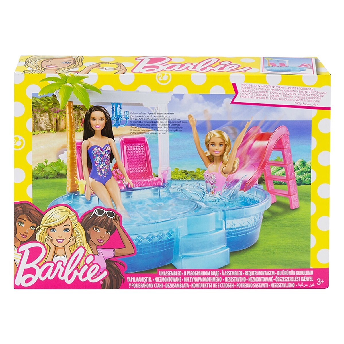 Đồ chơi hồ bơi Barbie DGW22