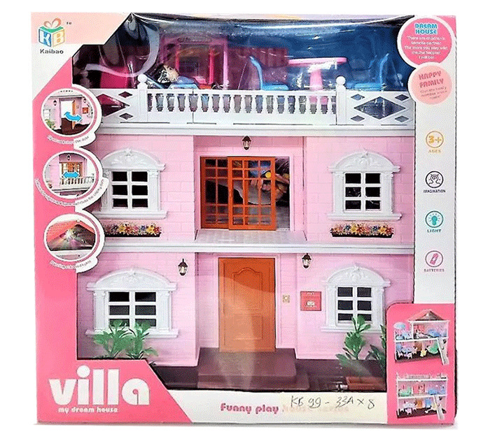 Đồ chơi hộp Nhà Villa KB99-33A