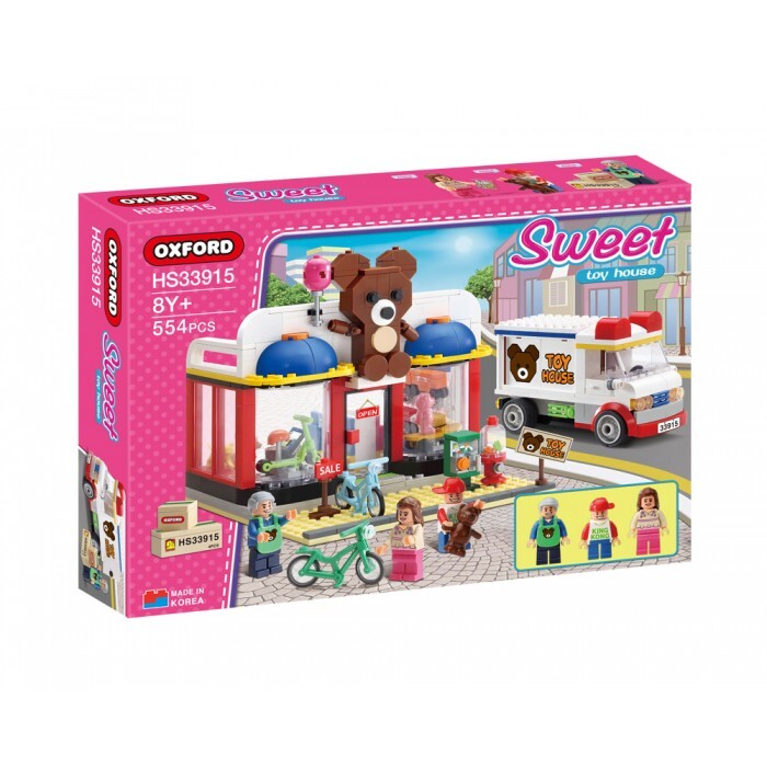 Đồ chơi lắp ghép cửa hàng đồ chơi gấu Brown HS33915