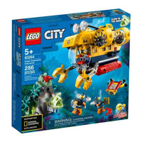 Đồ chơi lắp ghép Lego 60264 - Tàu ngầm thám hiểm đại dương (286 chi tiết)