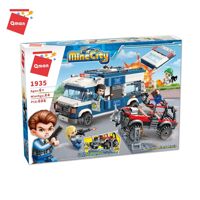 Đồ chơi lắp ghép xếp hình Qman 1935 - Giải Cứu Tội Phạm 608 Chi Tiết