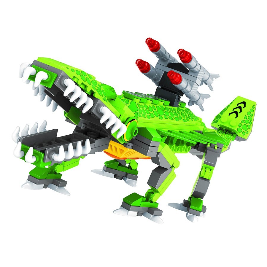 Đồ chơi lắp ráp Ausini - robot anh hùng - cá sấu giáp sắt 25564 (262 mảnh ghép)