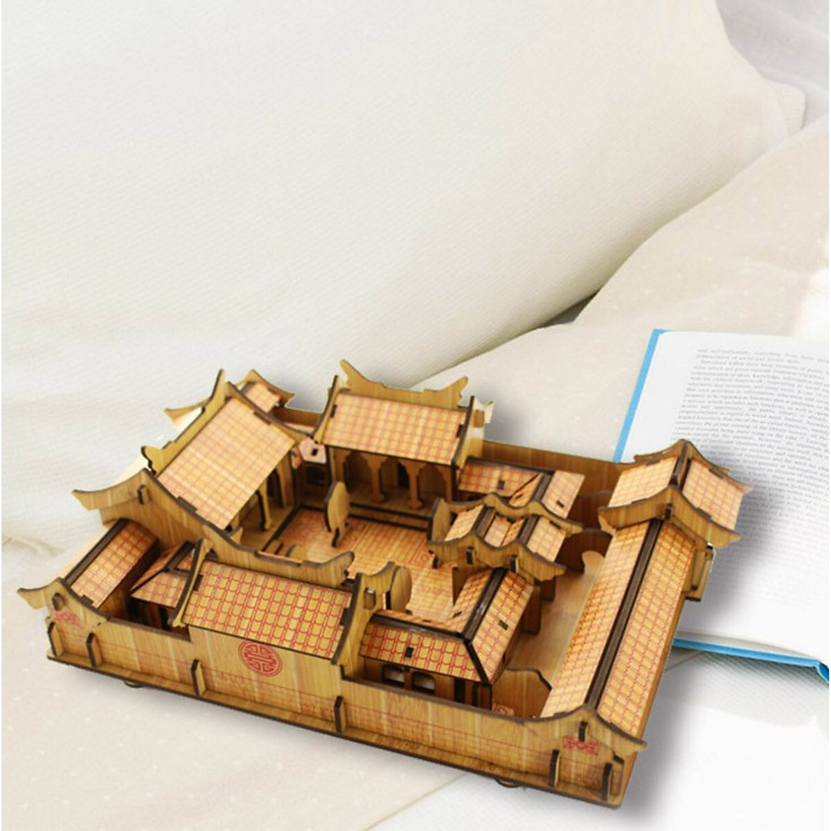 Đồ chơi lắp ráp gỗ 3D Mô hình Nhà gỗ Bắc Kinh R-8086