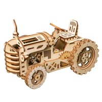 Đồ chơi lắp ráp gỗ 3D Robotime - Xe máy cày Tractor LK401