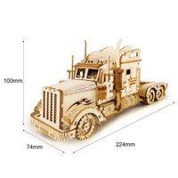 Đồ chơi lắp ráp gỗ 3D Robotime MC502 - Mô hình Xe Tải Heavy Truck Laser
