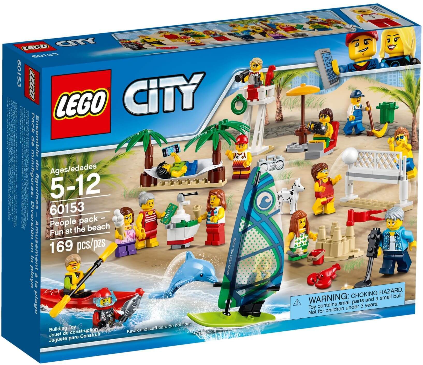 Đồ chơi lắp ráp Lego City 60153 - Bãi Biển Vui Nhộn