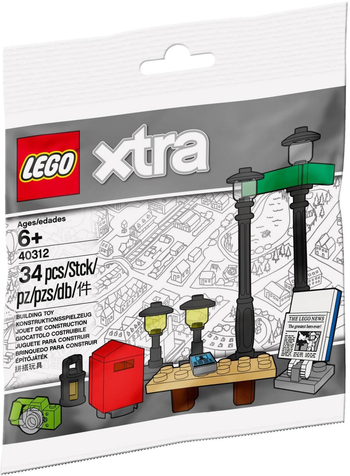 Đồ chơi lắp ráp Lego City City 40312 - Bộ Xếp Hình Đèn Đường