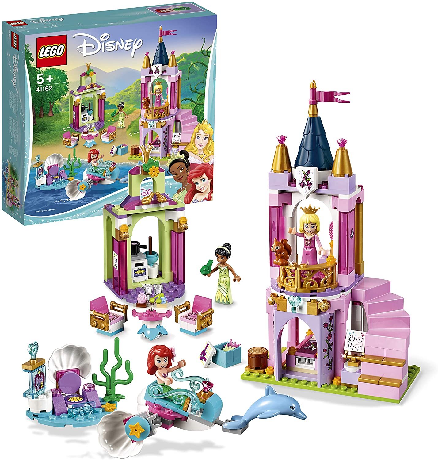 Đồ chơi lắp ráp Lego Công Chúa Disney 41162 - Công Chúa Tiên Cá Ariel, Aurora và Tiana