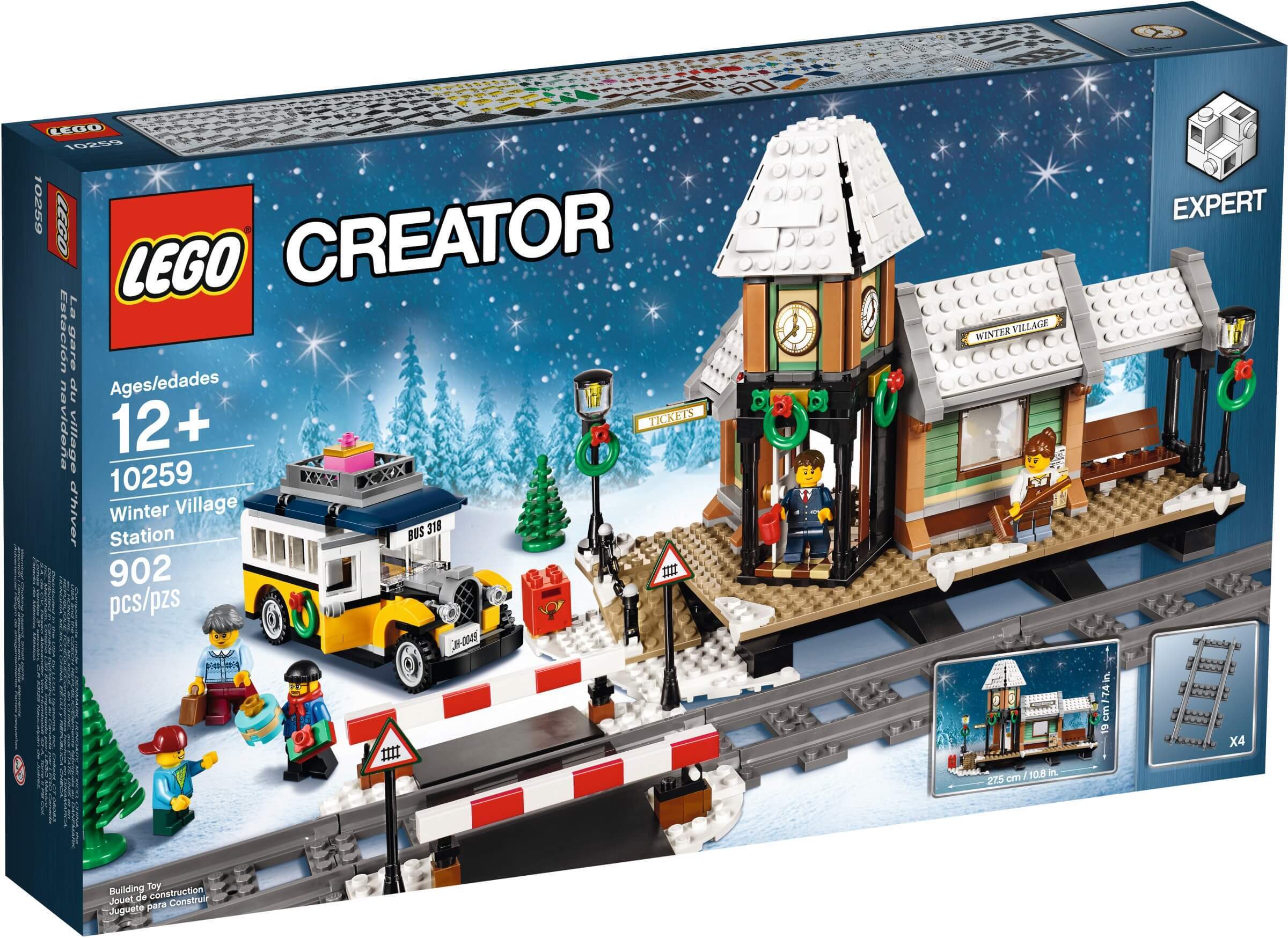 Đồ chơi lắp ráp Lego Creator Expert 10259 - Trạm Xe Lửa phủ Tuyết