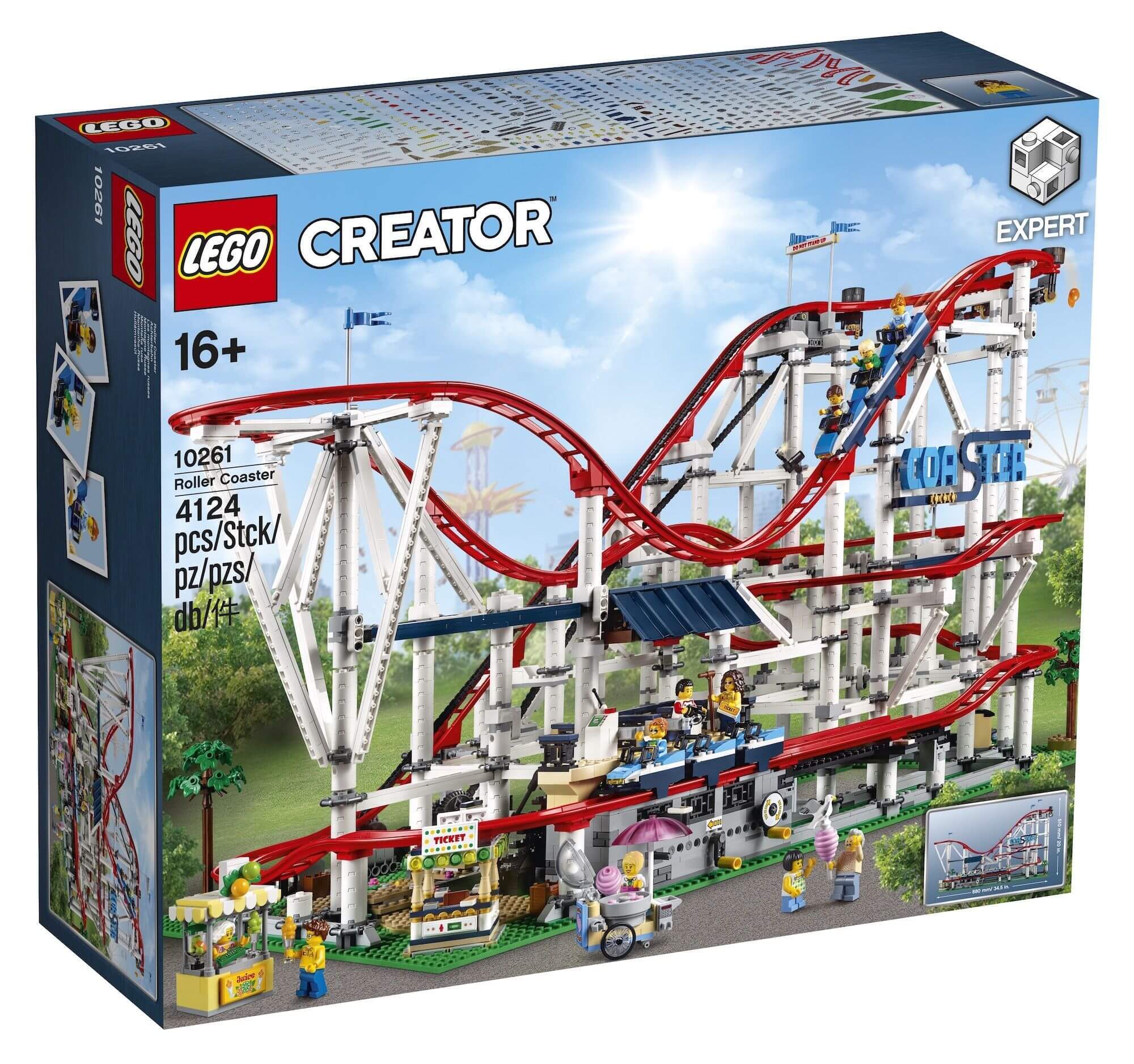 Đồ chơi lắp ráp Lego Creator Expert 10261 - Tàu Lượn Siêu Tốc Gắn Động Cơ