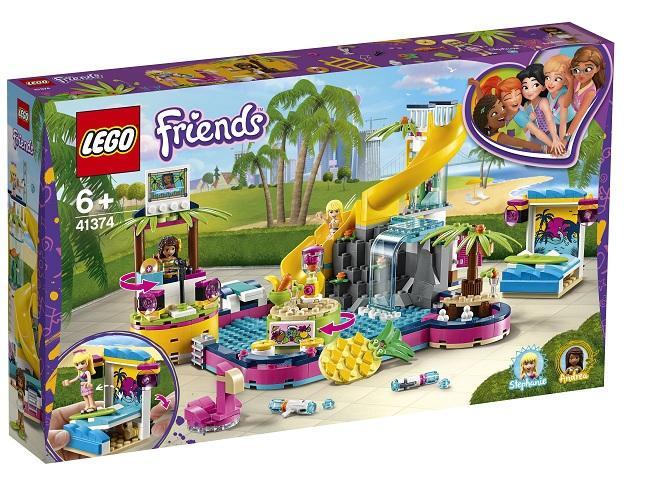 Đồ chơi lắp ráp Lego Friends 41374 - Buổi Tiệc Hồ Bơi Cùng Andrea