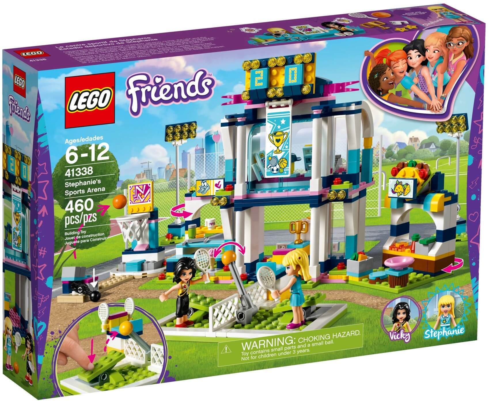 Đồ chơi lắp ráp Lego Friends 41338 - Trung tâm thể dục thể thao của Stephanie