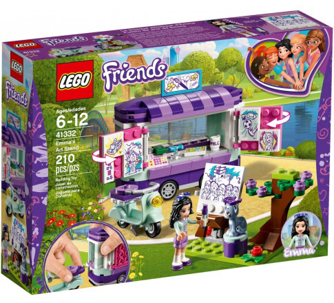 Đồ chơi lắp ráp Lego Friends 41332 - Quầy Bán Tranh Của Emma
