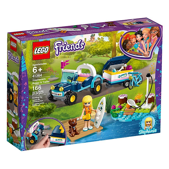 Đồ chơi lắp ráp Lego Friends - Xe dã ngoại kèm Vali kéo của Stephanie 41364