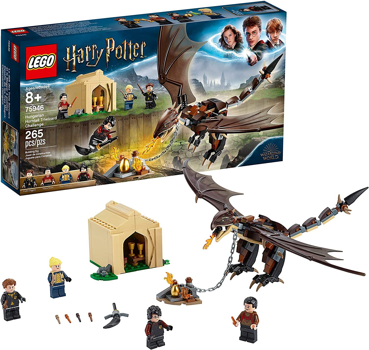 Đồ chơi lắp ráp Lego Harry Potter 75946 - Đối Đầu Rồng Đuôi Gai
