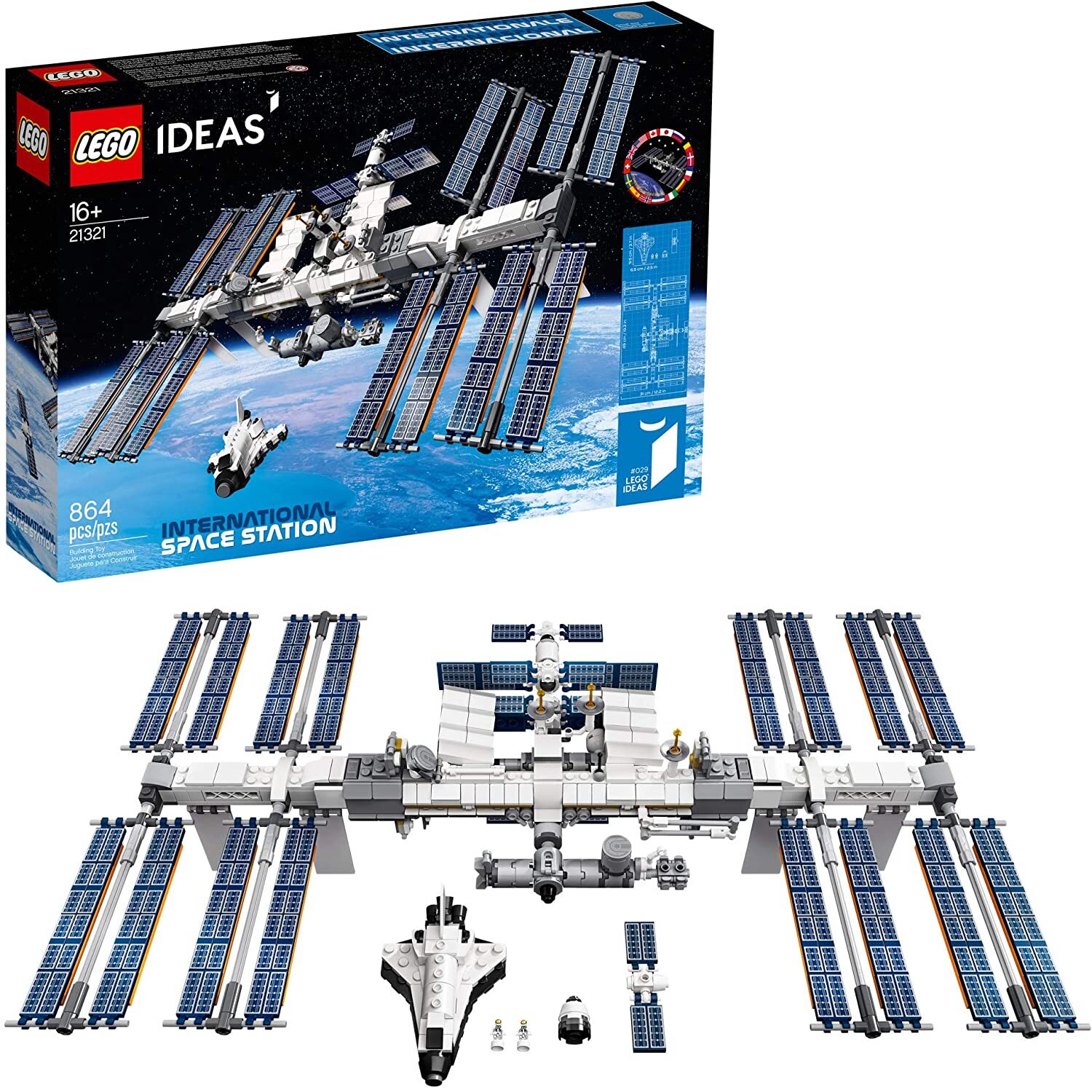 Đồ chơi lắp ráp Lego Ideas 21321 - Trạm Không Gian Quốc Tế