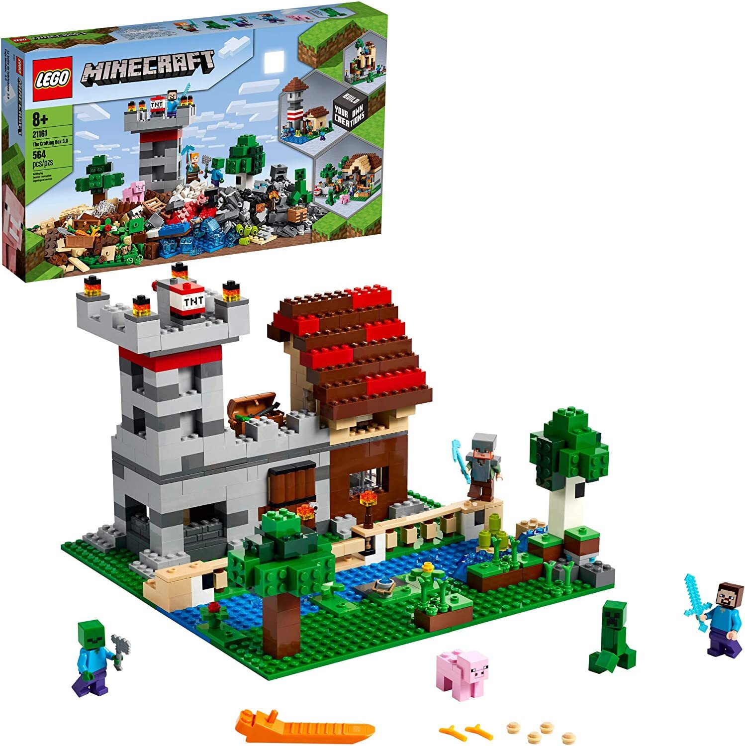 Bộ xếp hình Lego Ninjago Minecraft Bela Lari 11583 213 chi tiết   MBMartcomvn